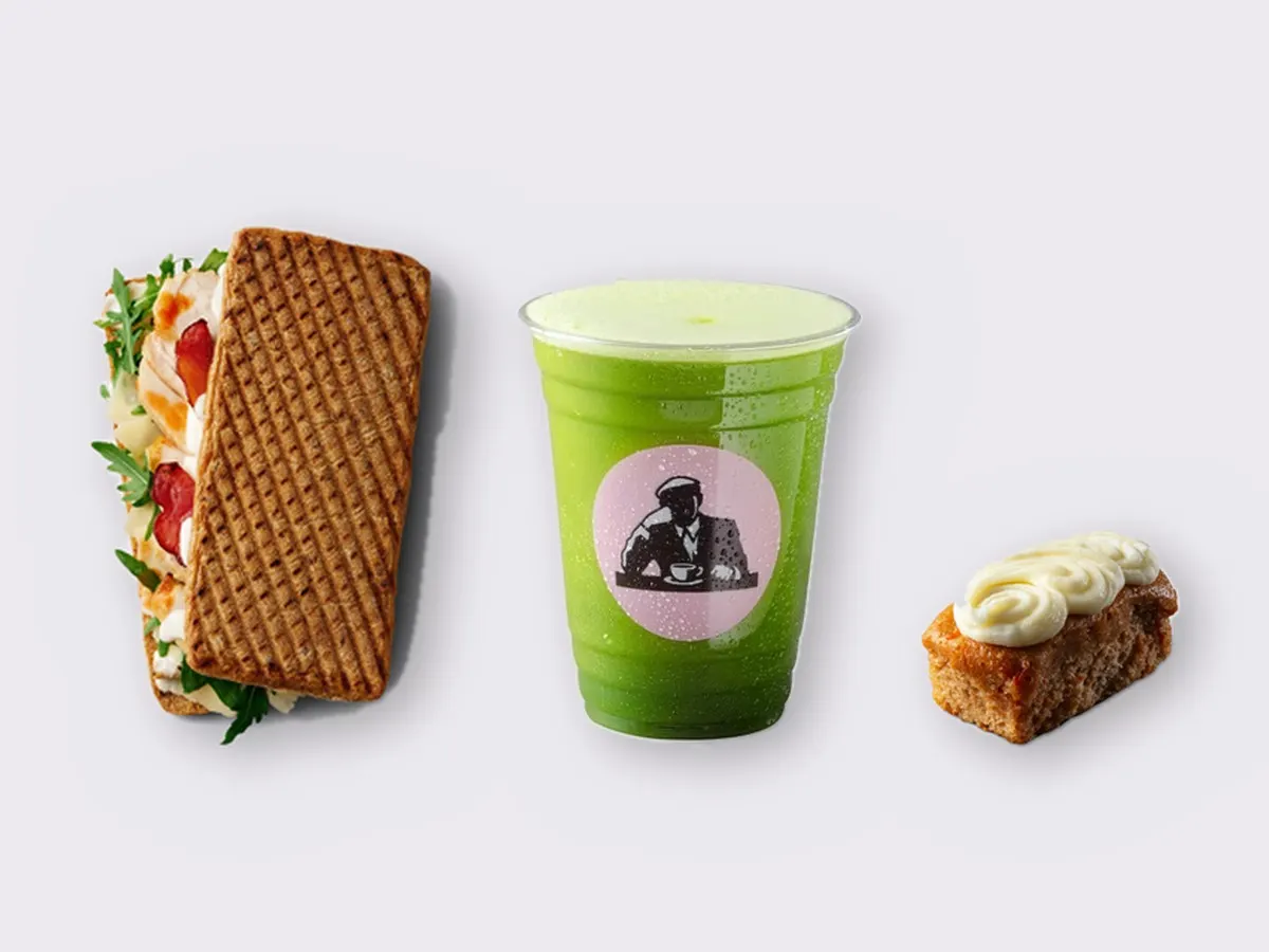 The Ultimate JOE Trio — JOE's Spicy Caesar, Green Tonic, Carrot Cake The Ultimate JOE Trio — JOE's Spicy Caesar, Green Tonic, Carrot Cake