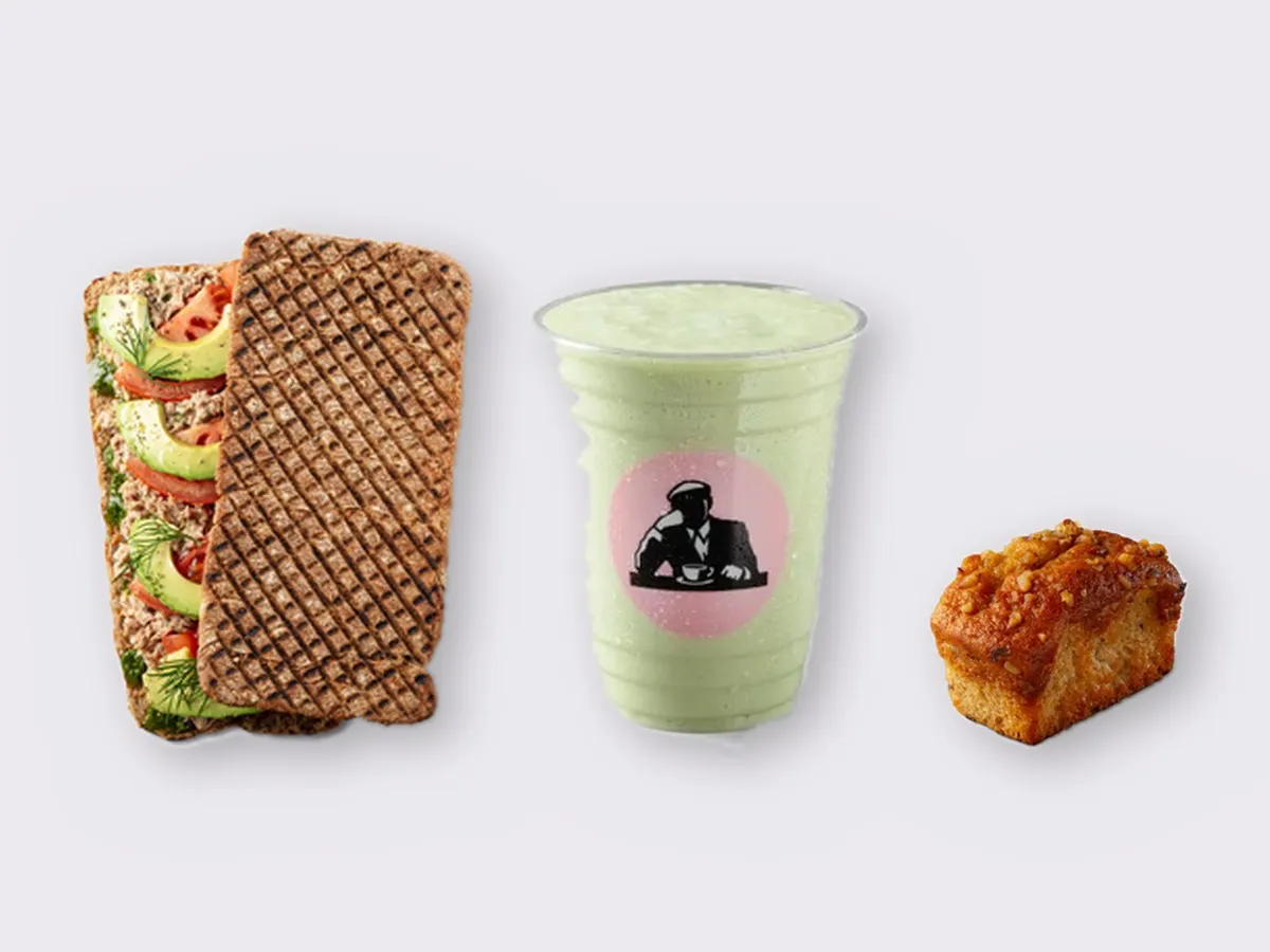 The Ultimate JOE Trio — Tunacado Sandwich, Avo Shake, Banana Bread The Ultimate JOE Trio — Tunacado Sandwich, Avo Shake, Banana Bread