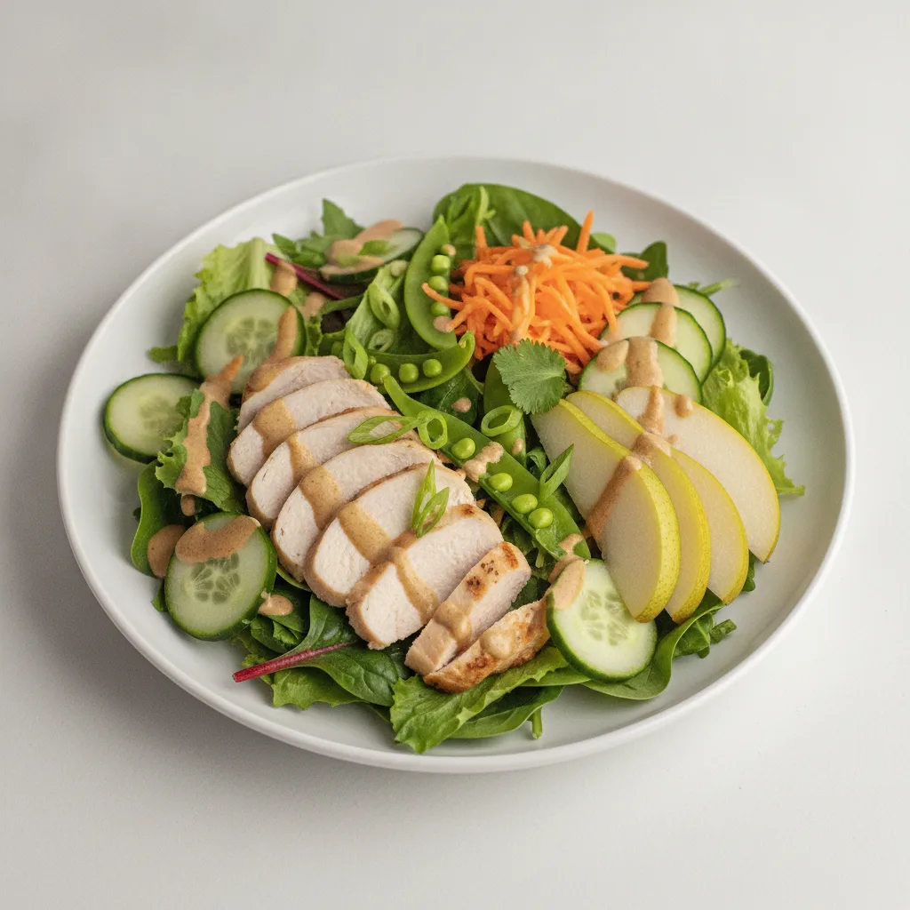 Nut-Free Chicken Salad with "Peanut" Sauce (No Cashews) Nut-Free Chicken Salad with "Peanut" Sauce (No Cashews)
