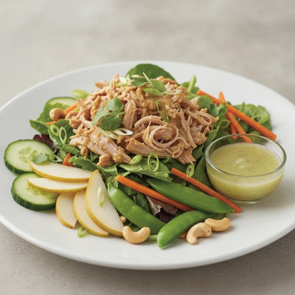 Pork Shoulder Salad with Ginger Lime Sauce Pork Shoulder Salad with Ginger Lime Sauce