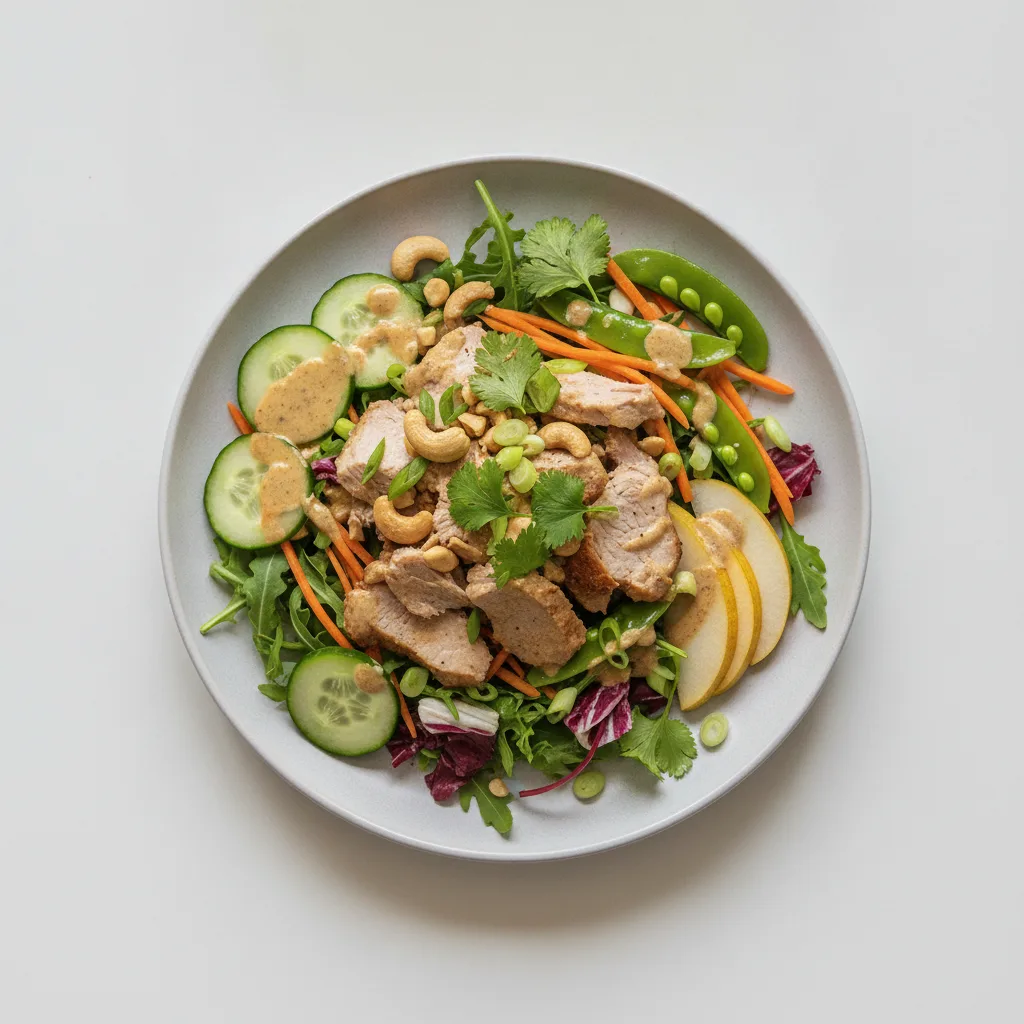 Pork Shoulder Salad with "Peanut" Sauce Pork Shoulder Salad with "Peanut" Sauce