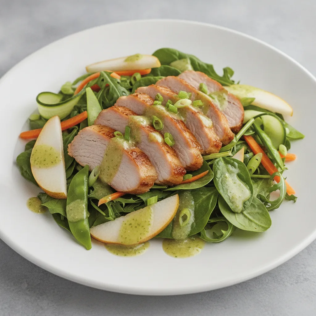 Nut-Free Pork Shoulder Salad with Ginger Lime Sauce (No Cashews) Nut-Free Pork Shoulder Salad with Ginger Lime Sauce (No Cashews)