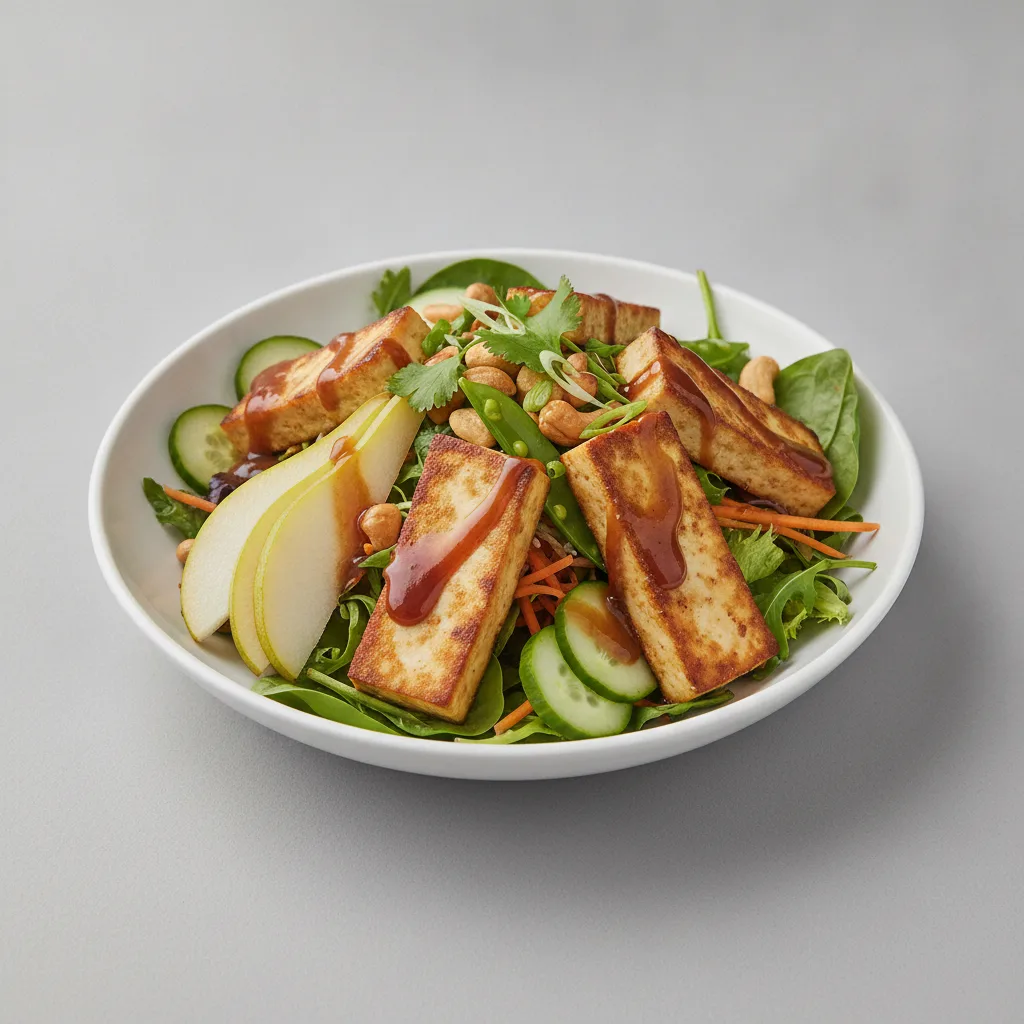 (V) Tofu Salad with Tamarind Sauce (V) Tofu Salad with Tamarind Sauce