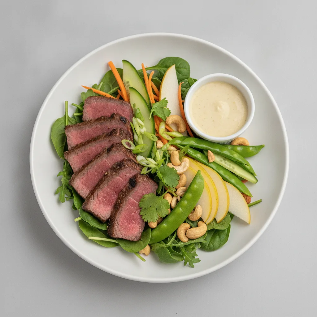 Wagyu Beef Salad with Ginger Lime Sauce Wagyu Beef Salad with Ginger Lime Sauce