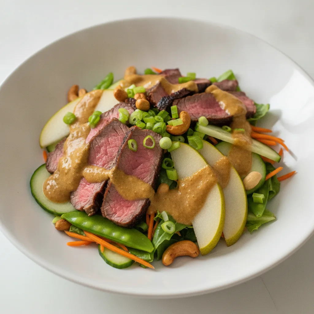 Wagyu Beef Salad with "Peanut" Sauce Wagyu Beef Salad with "Peanut" Sauce
