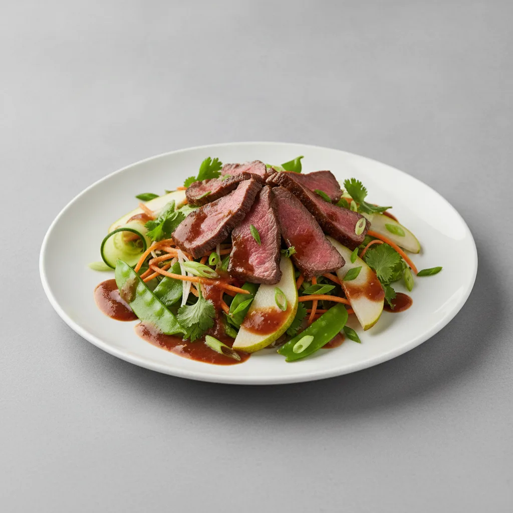 Nut-Free Wagyu Beef Salad with Tamarind Sauce (No Cashews) Nut-Free Wagyu Beef Salad with Tamarind Sauce (No Cashews)