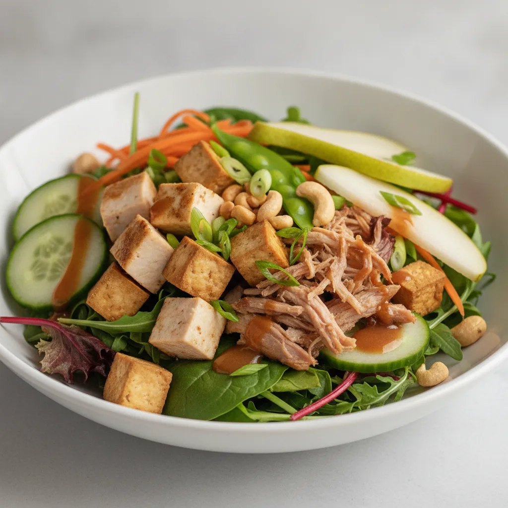 Protein Combo Salad with Tamarind Sauce Protein Combo Salad with Tamarind Sauce
