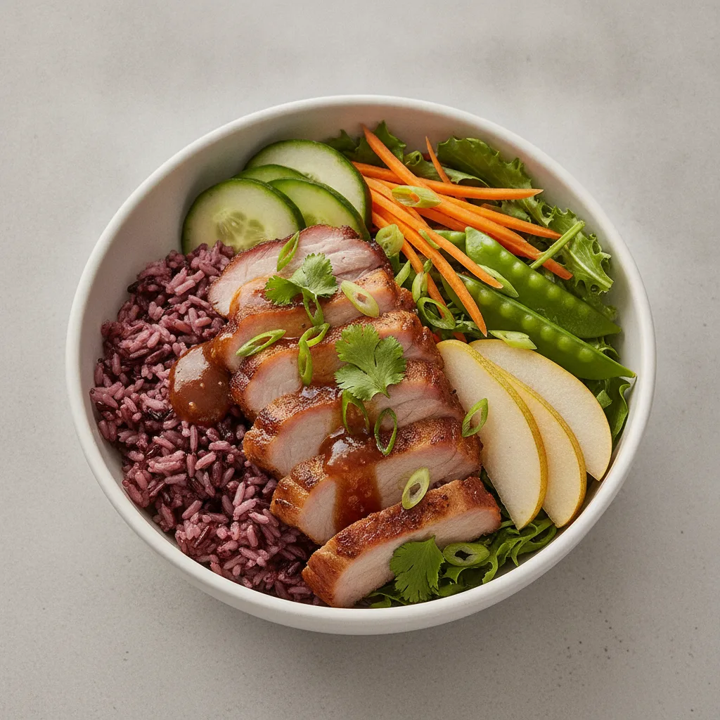 Nut-Free Pork Shoulder 50-50 Bowl with Tamarind Sauce (No Cashews) Nut-Free Pork Shoulder 50-50 Bowl with Tamarind Sauce (No Cashews)