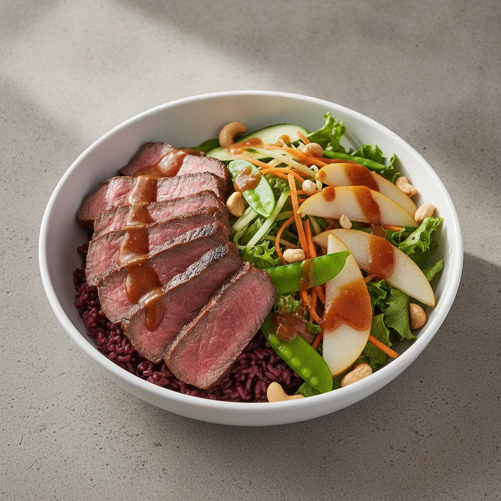 Wagyu Beef 50-50 Bowl with Tamarind Sauce Wagyu Beef 50-50 Bowl with Tamarind Sauce