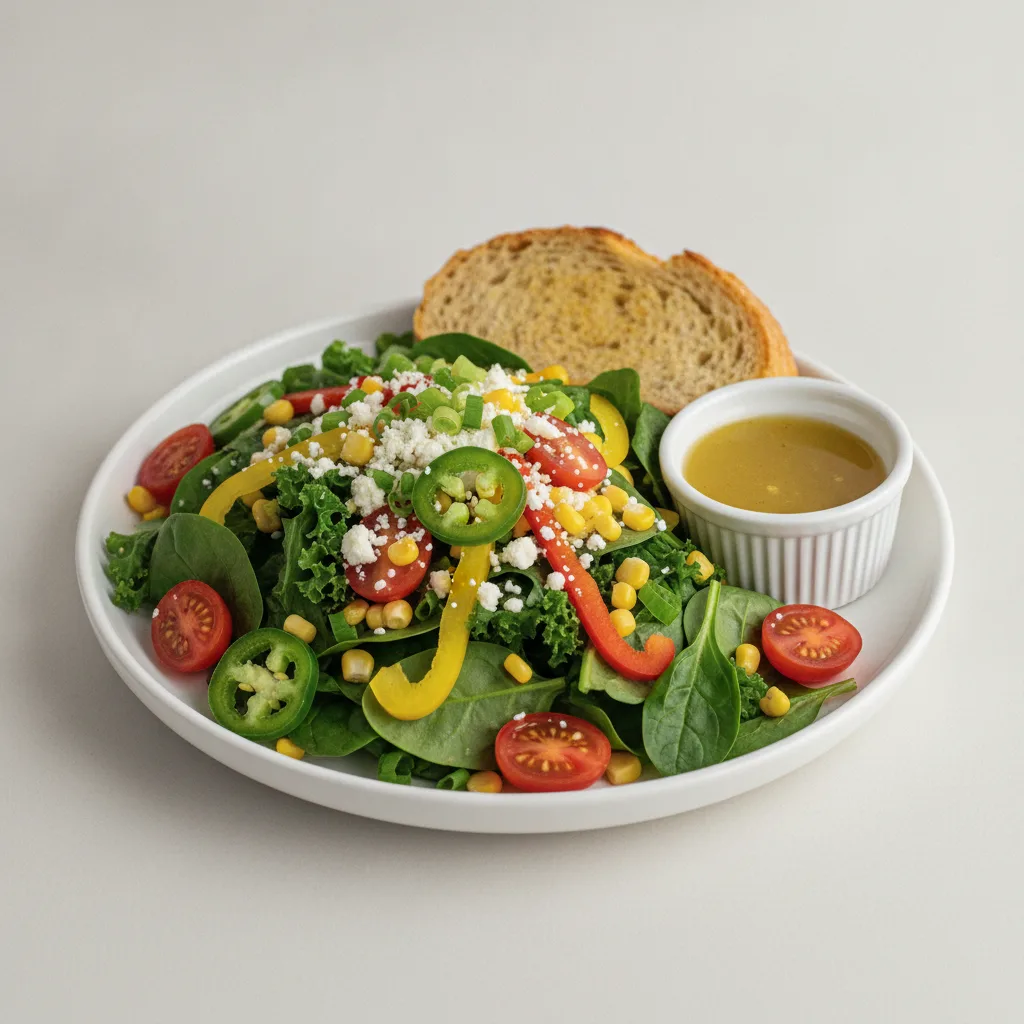 South by Southwest, Lemon Herb Vinaigrette, GF Bread