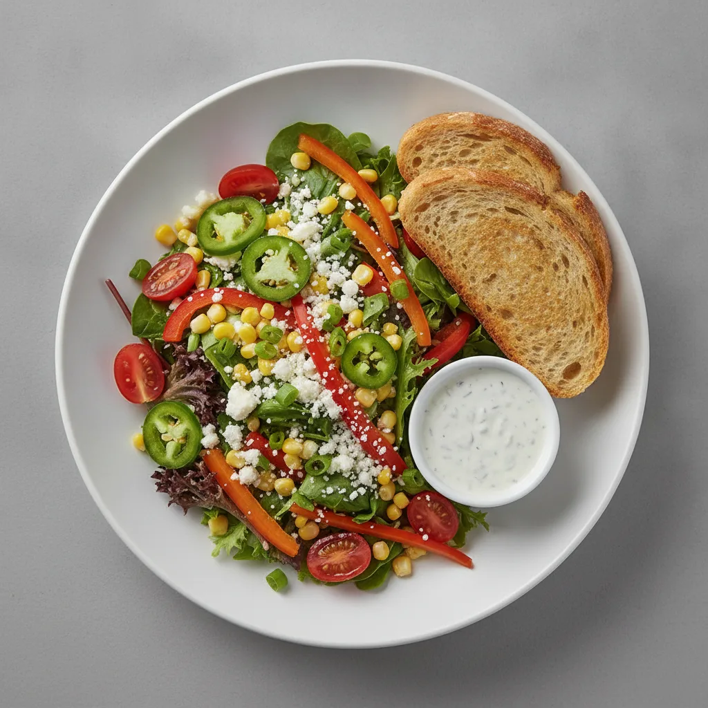 South by Southwest, Blue Cheese Dressing, GF Bread