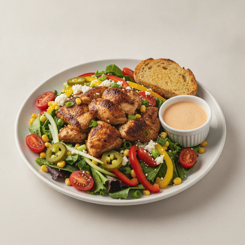 South by Southwest, Roasted Chicken, Chipotle Ranch, GF Bread