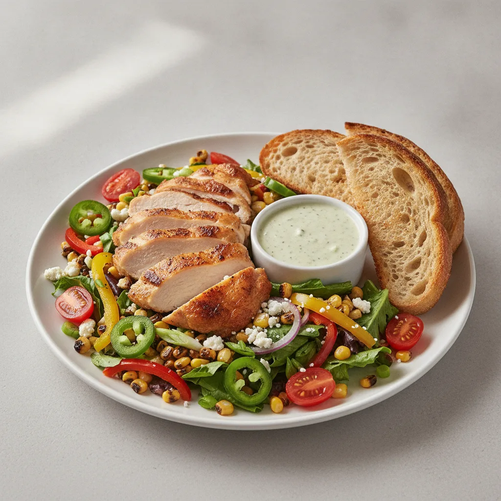 South by Southwest, Roasted Chicken, Green Goddess Dressing, Sourdough