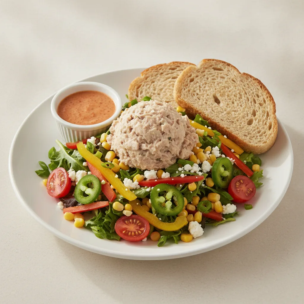 South by Southwest, Albacore Tuna Salad, Chipotle Ranch, GF Bread