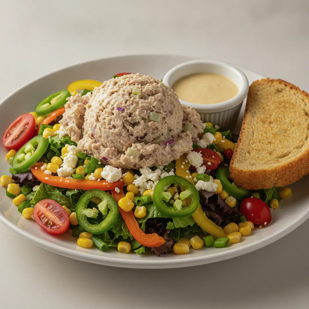 South by Southwest, Albacore Tuna Salad, Caesar Dressing, GF Bread