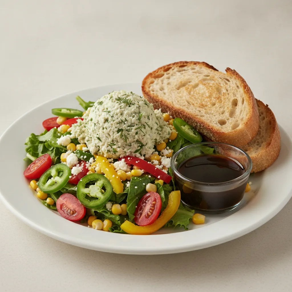 South by Southwest, Herb Chicken Salad, Balsamic Vinaigrette, Sourdough