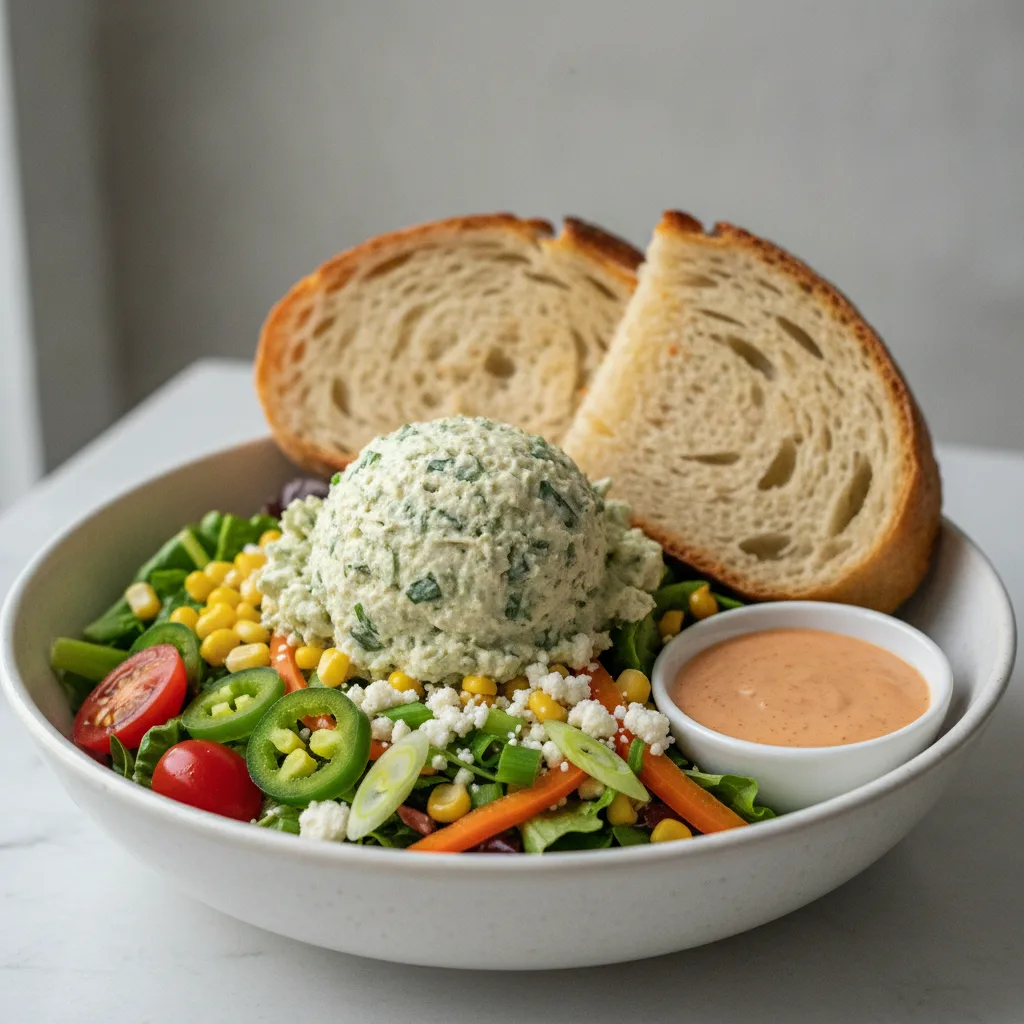 South by Southwest, Herb Chicken Salad, Chipotle Ranch, Sourdough