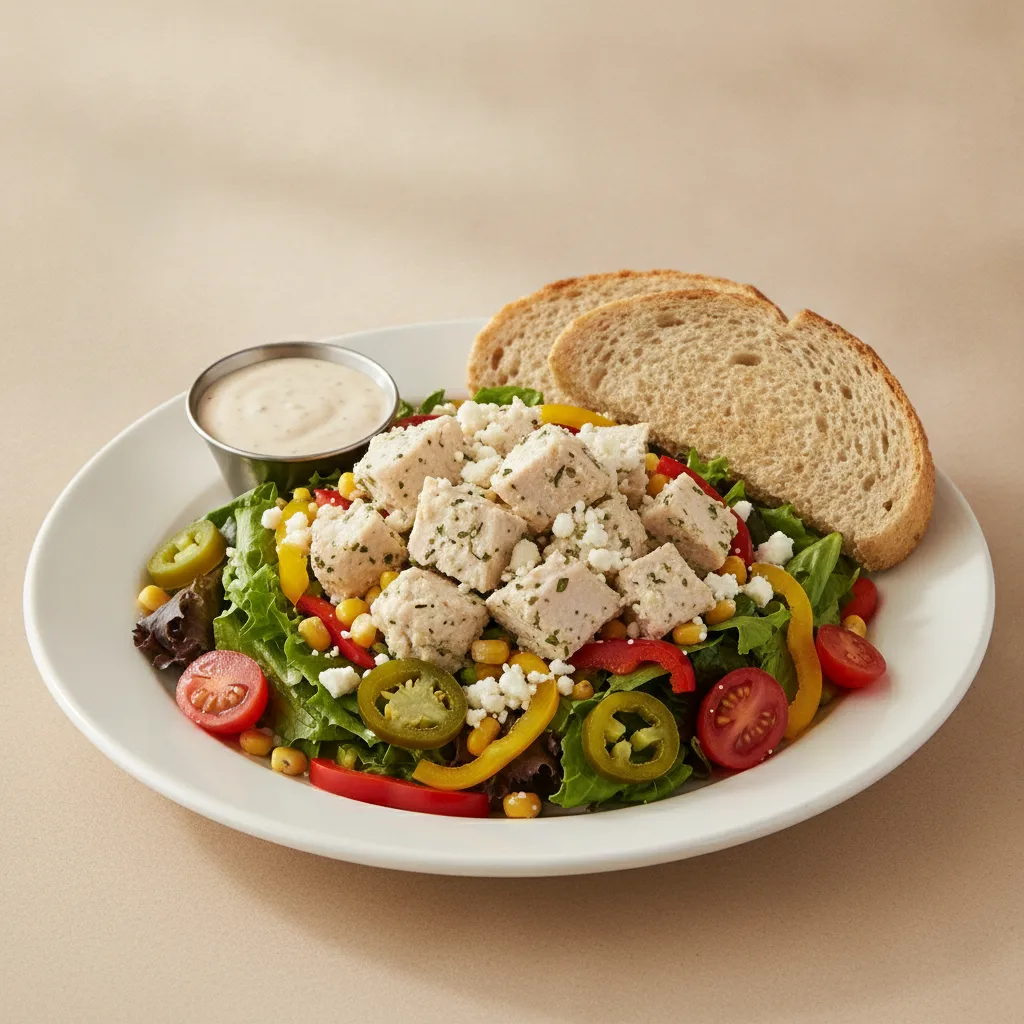 South by Southwest, Herb Chicken Salad, Chipotle Ranch, GF Bread