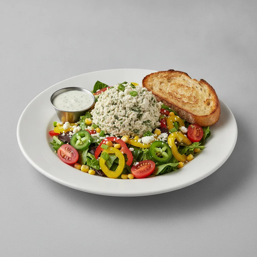 South by Southwest, Herb Chicken Salad, Blue Cheese Dressing, Sourdough