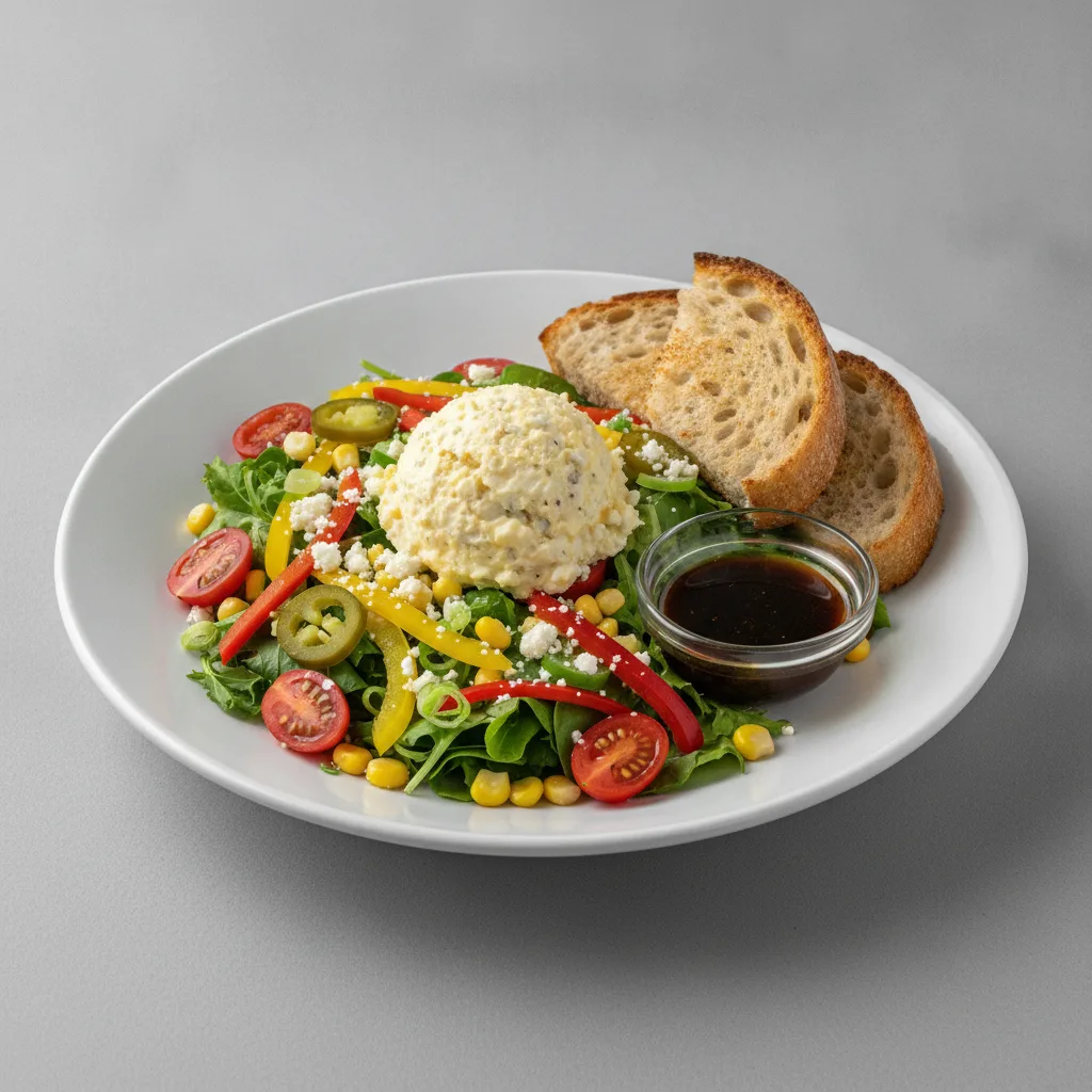 South by Southwest, Japanese Style Egg Salad, Balsamic Vinaigrette, Sourdough