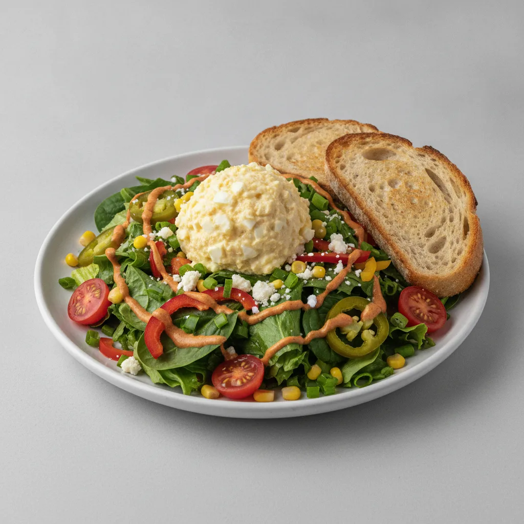 South by Southwest, Japanese Style Egg Salad, Chipotle Ranch, Sourdough