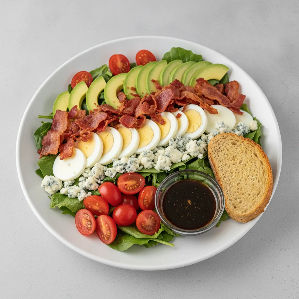 Proper Cobb, Balsamic Vinaigrette, GF Bread