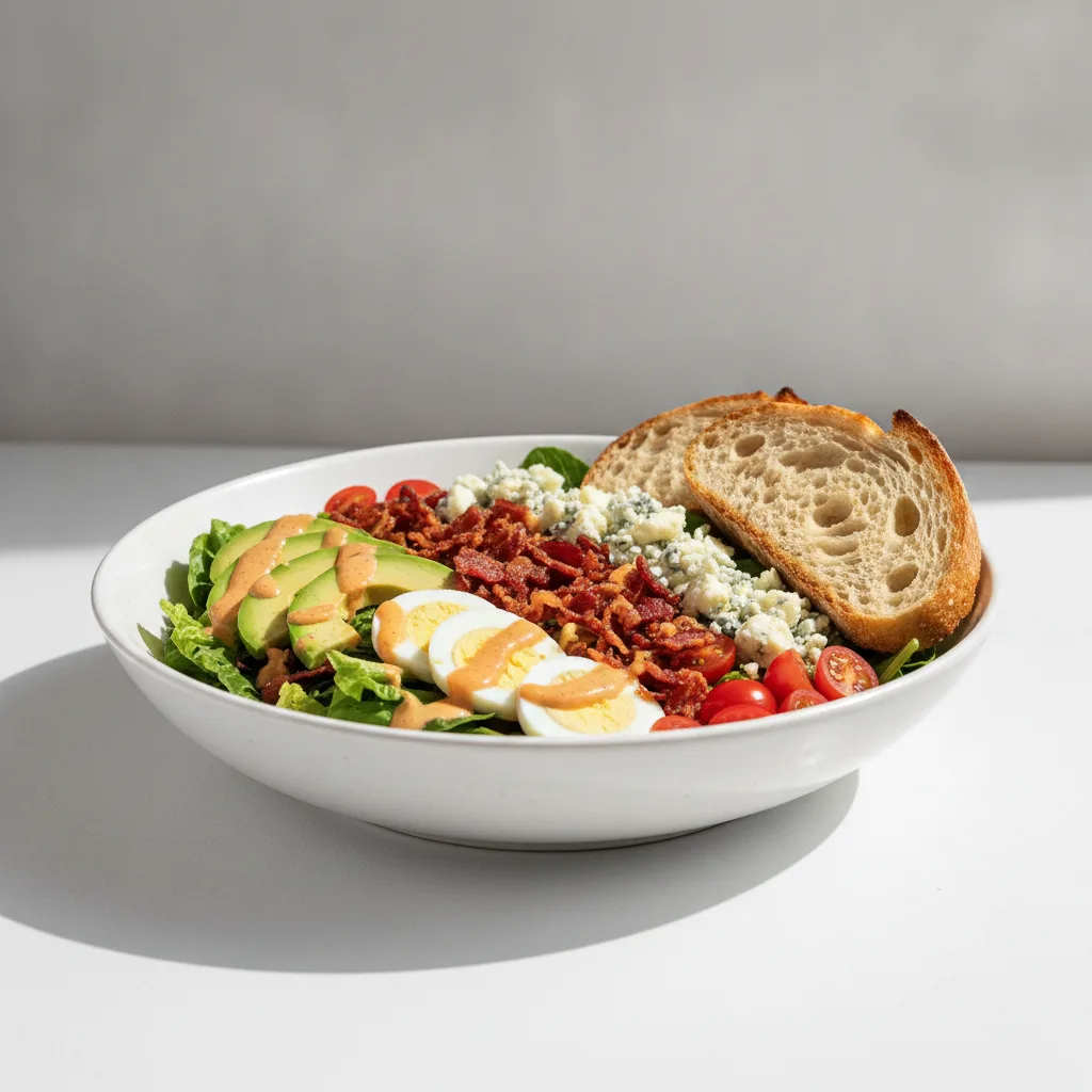 Proper Cobb, Chipotle Ranch, Sourdough