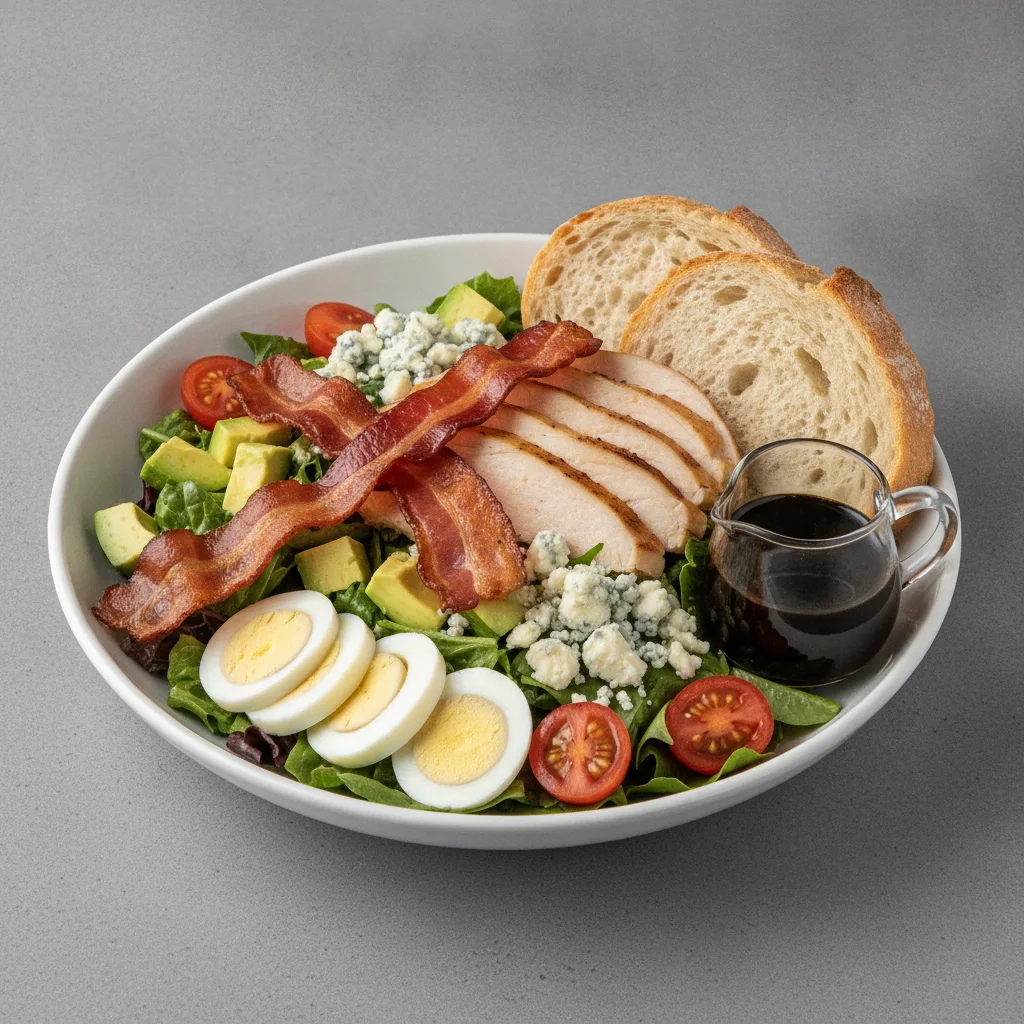 Proper Cobb, Fresh Roasted Turkey, Balsamic Vinaigrette, Sourdough