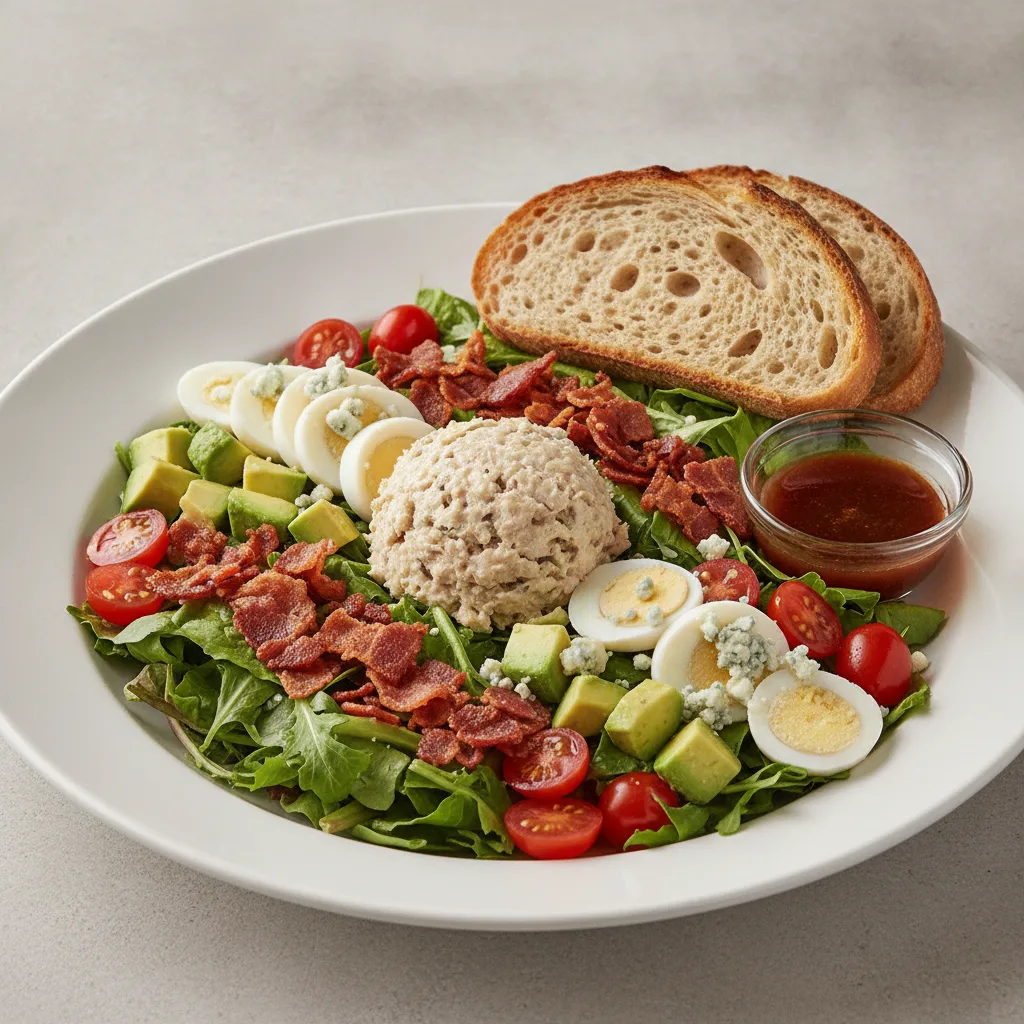 Proper Cobb, Albacore Tuna Salad, Balsamic Vinaigrette, Sourdough