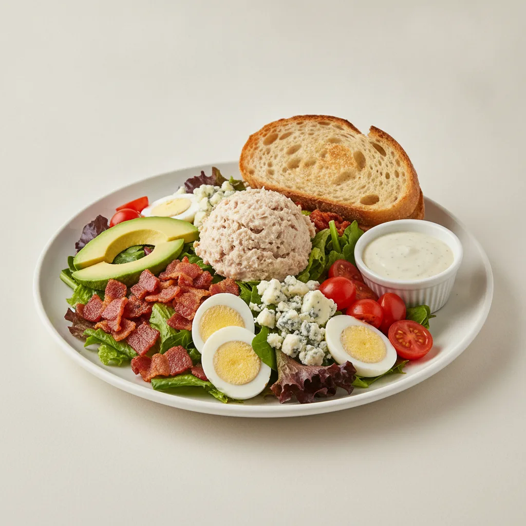 Proper Cobb, Albacore Tuna Salad, Blue Cheese Dressing, Sourdough