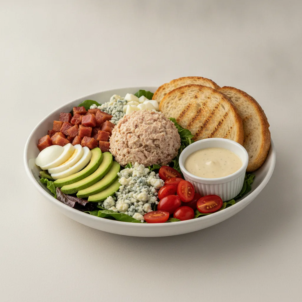 Proper Cobb, Albacore Tuna Salad, Caesar Dressing, Sourdough