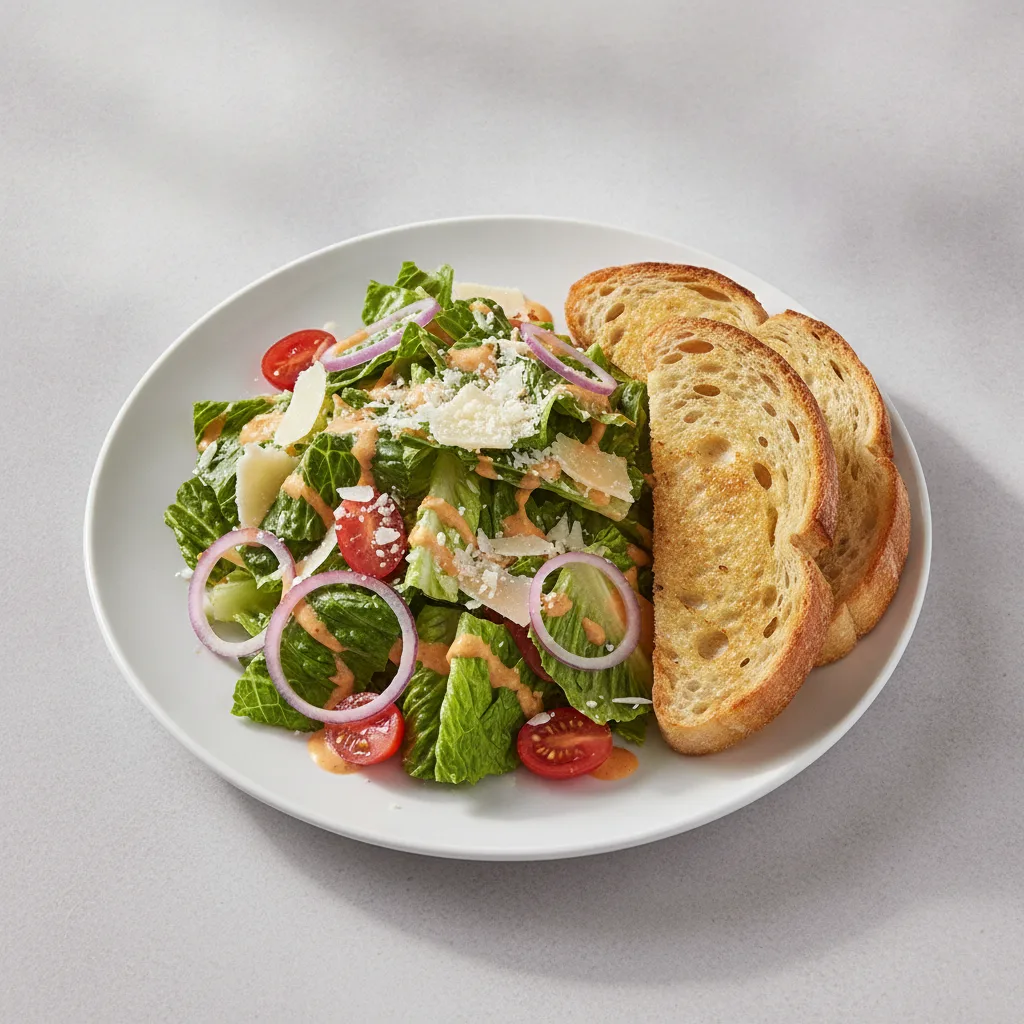 Our Caesar Salad, Chipotle Ranch, Sourdough