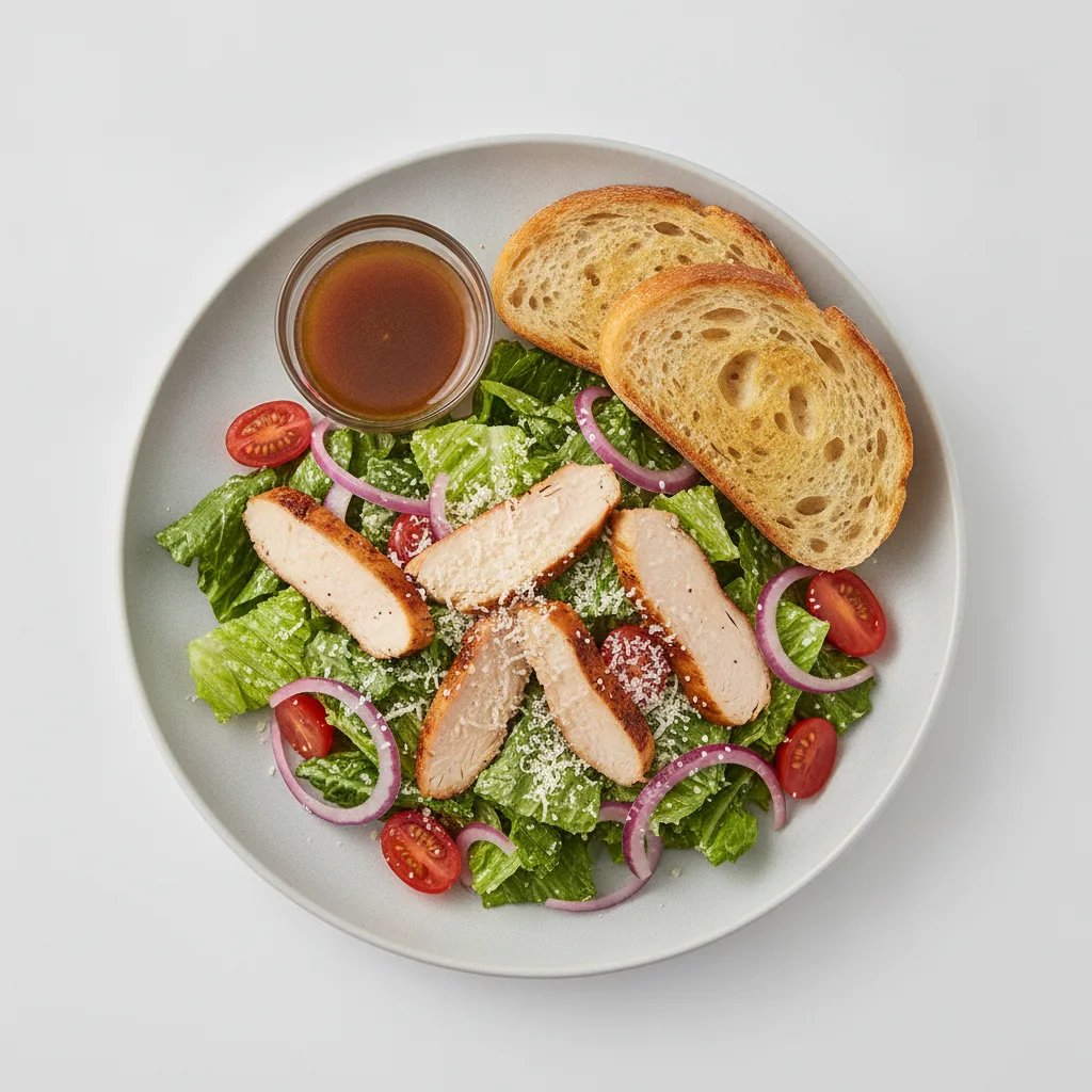 Our Caesar Salad, Fresh Roasted Turkey, Balsamic Vinaigrette, Sourdough