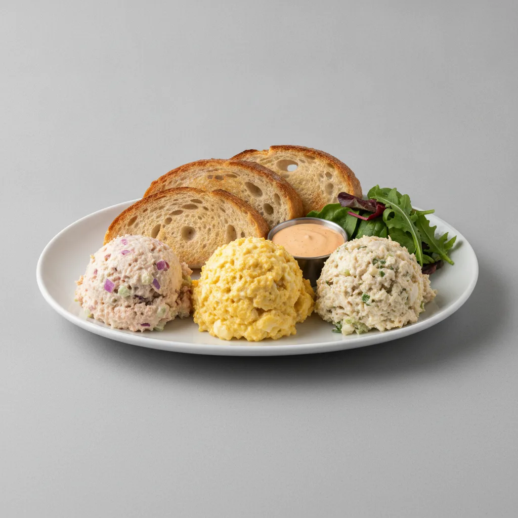 Trio Platter, Chipotle Ranch, Sourdough
