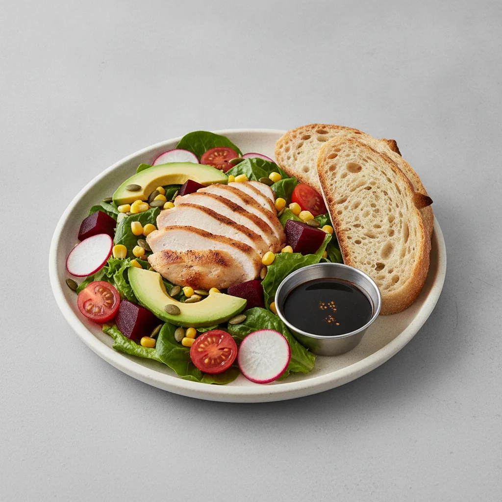 Fresh From the Market Salad with Chicken - Balsamic Vinaigrette / Sourdough