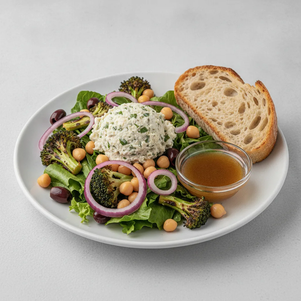 Mama's Mediterranean, Herb Chicken Salad, Balsamic Vinaigrette, Sourdough