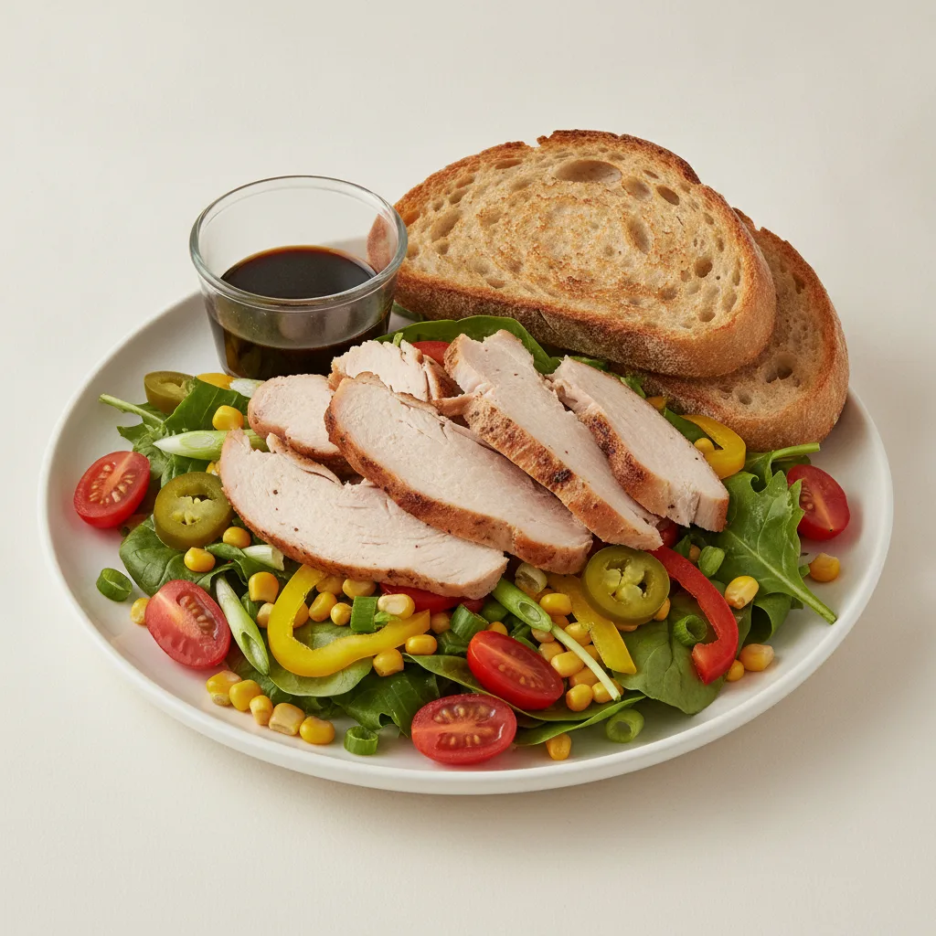 South by Southwest, Fresh Roasted Turkey, Balsamic Vinaigrette, Sourdough