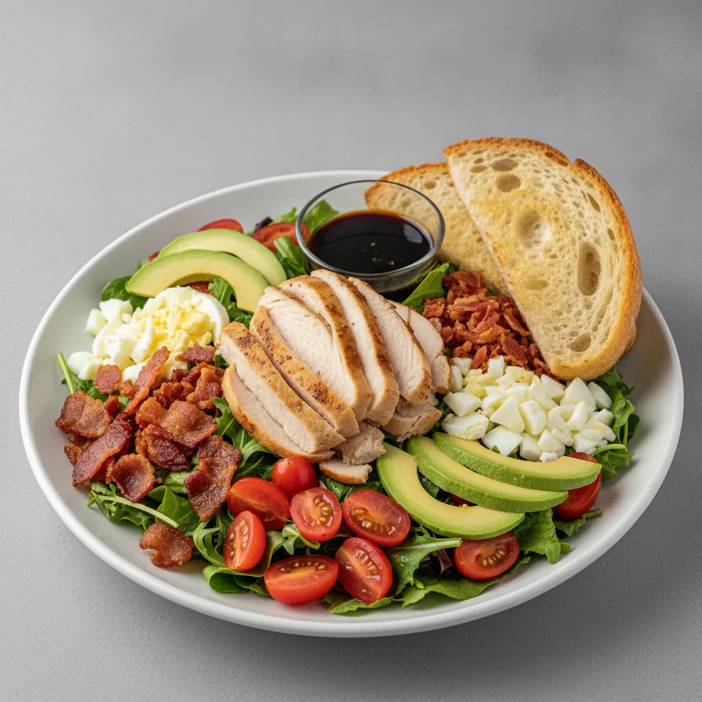 Proper Cobb, Fresh Roasted Turkey, Balsamic Vinaigrette, Sourdough