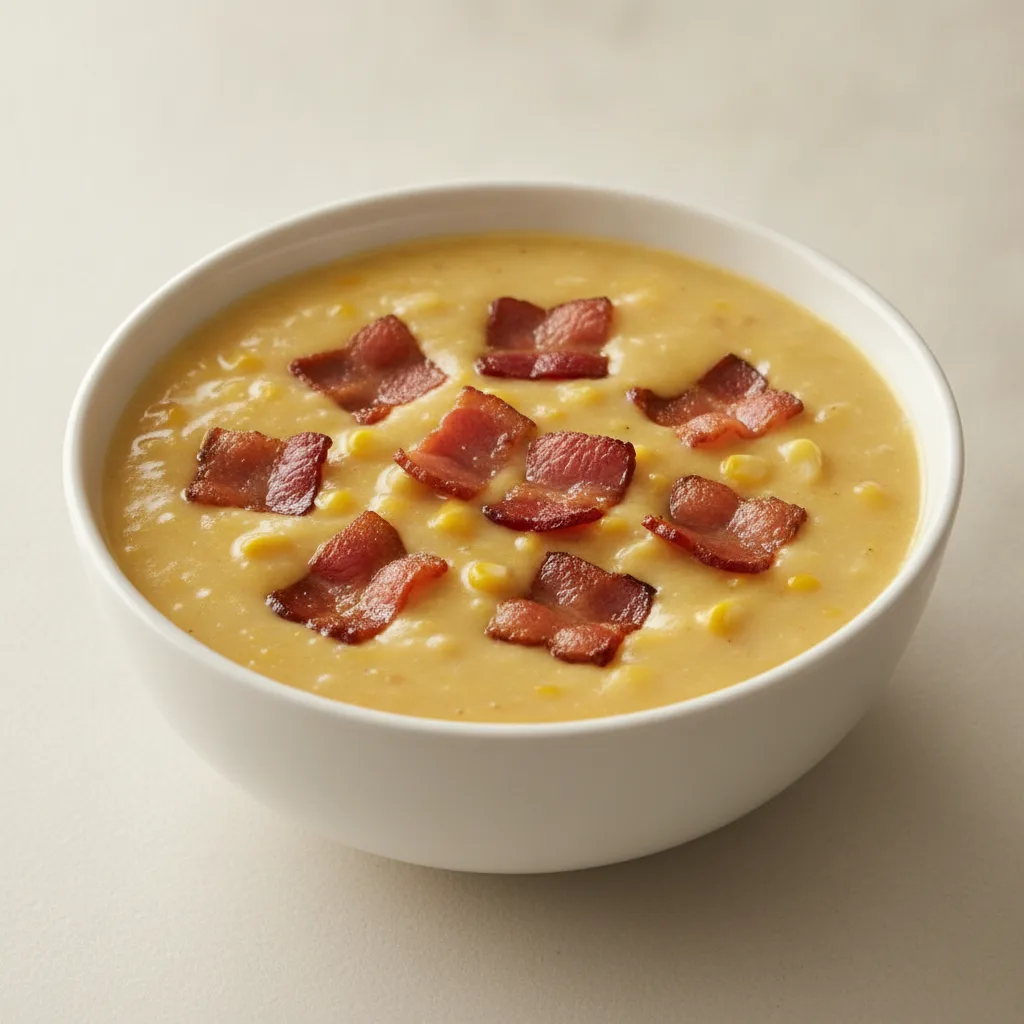 Corn Chowder with Smoky Bacon