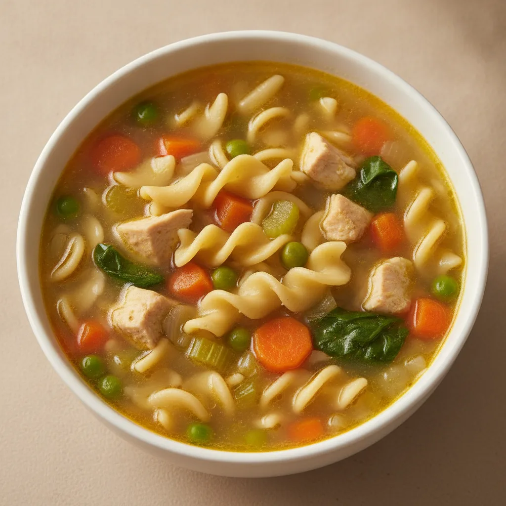 Chicken Vegetable Soup with Noodles