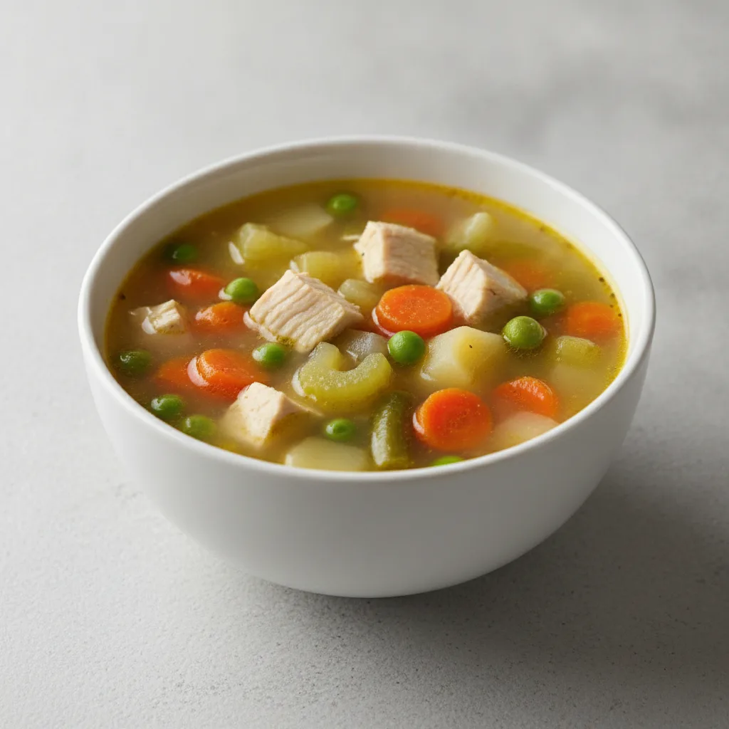 Chicken Vegetable Soup - No Noodles
