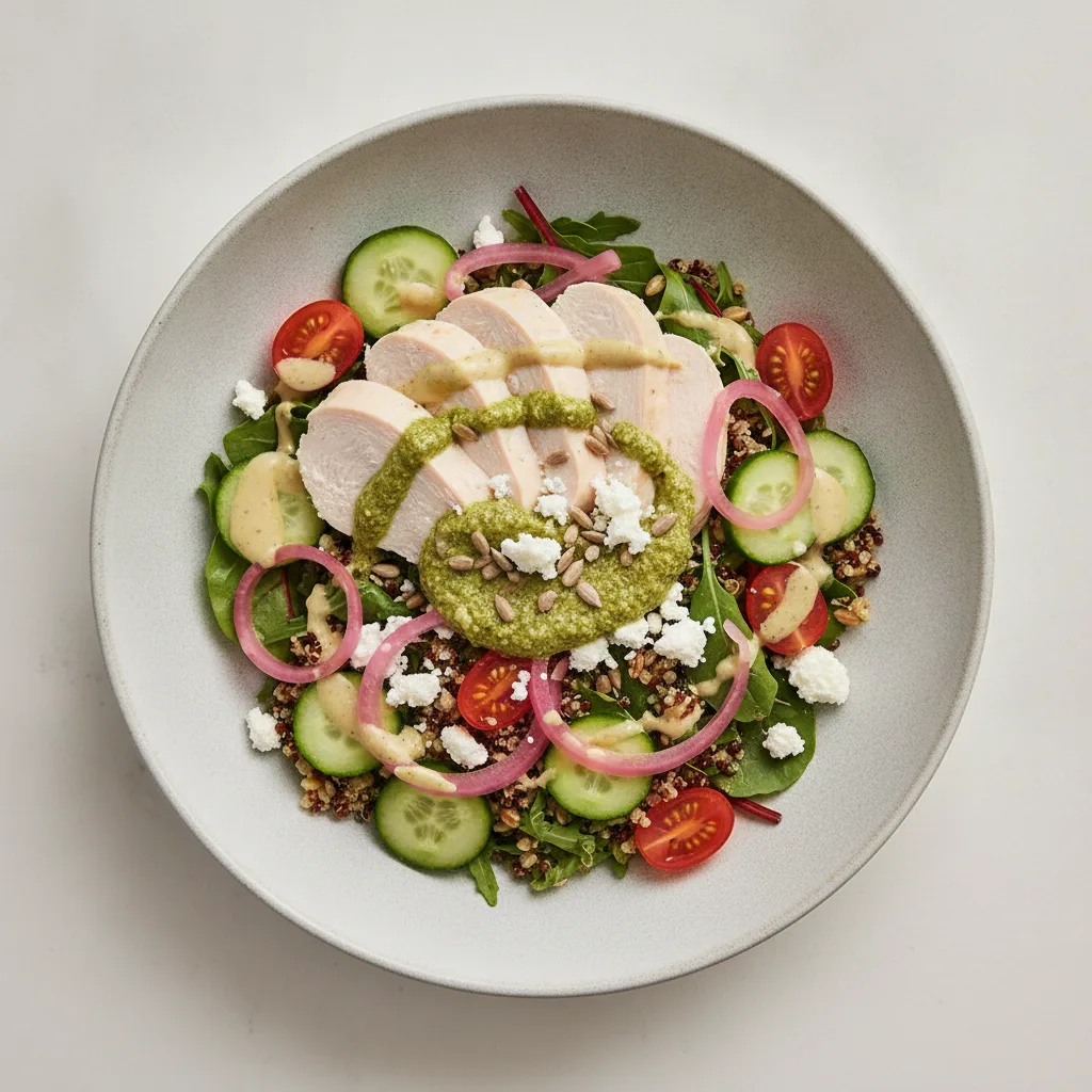 Power Pesto Chicken Bowl Tray