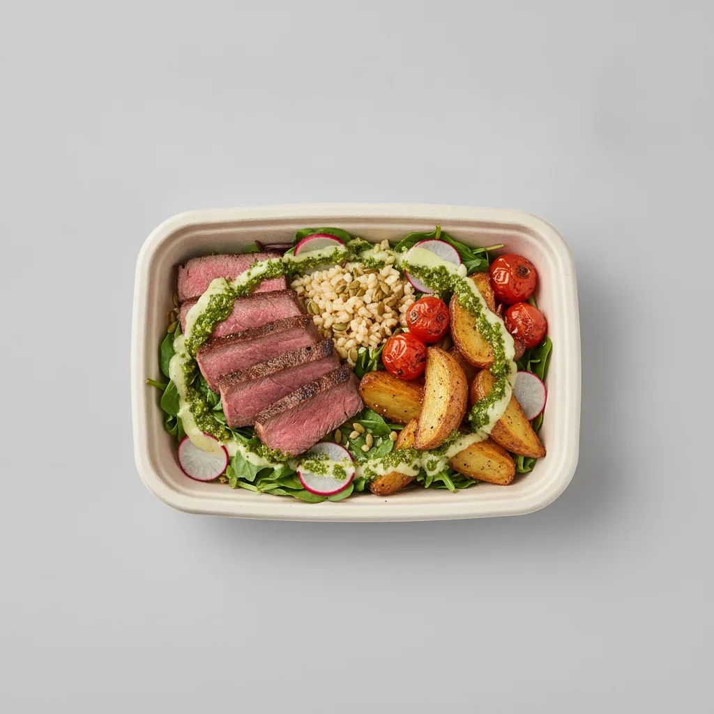 Chimichurri Steak and Potato Bowl Tray
