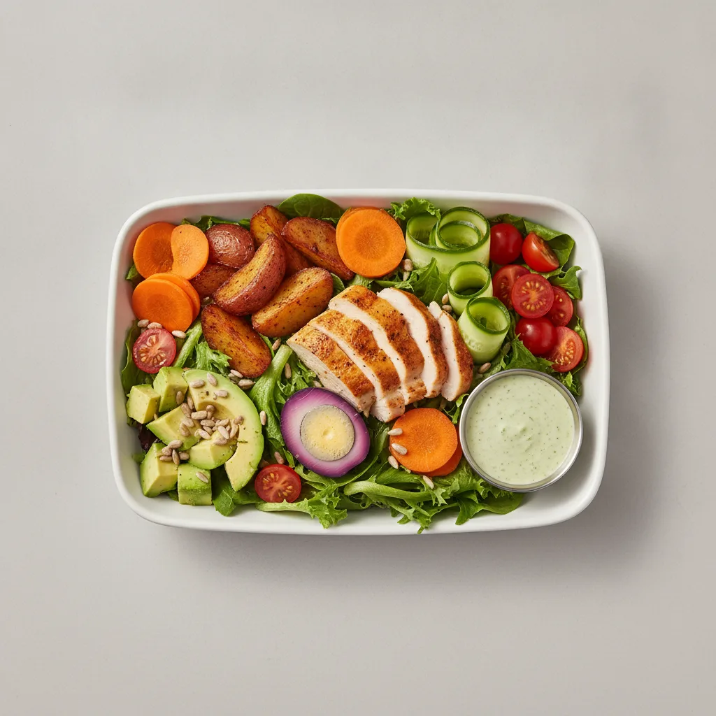 Harvest Green Salad Tray - Chicken