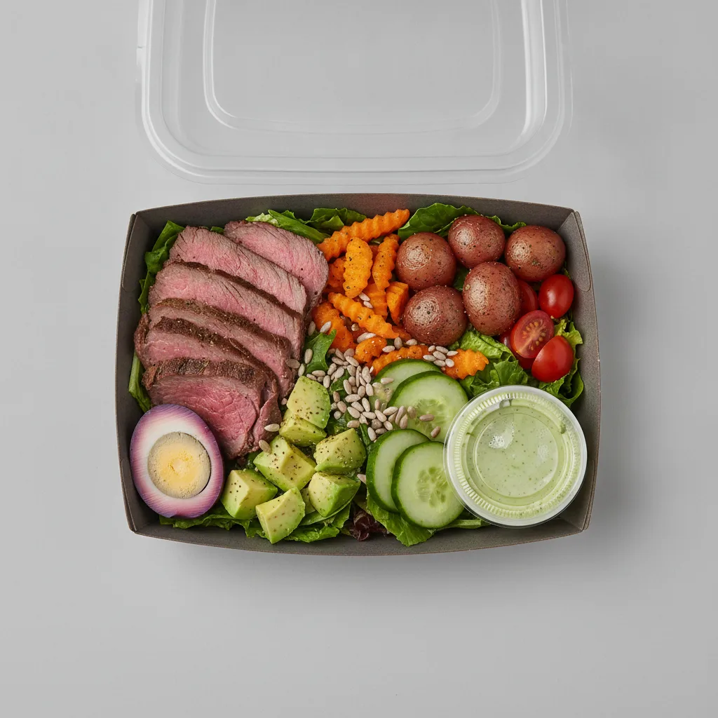 Harvest Green Salad Tray - Steak