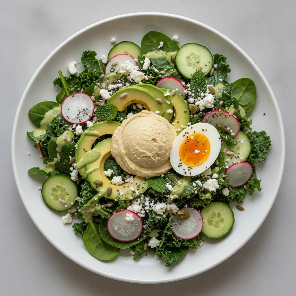 Supergreen Goddess Salad - Vegetarian