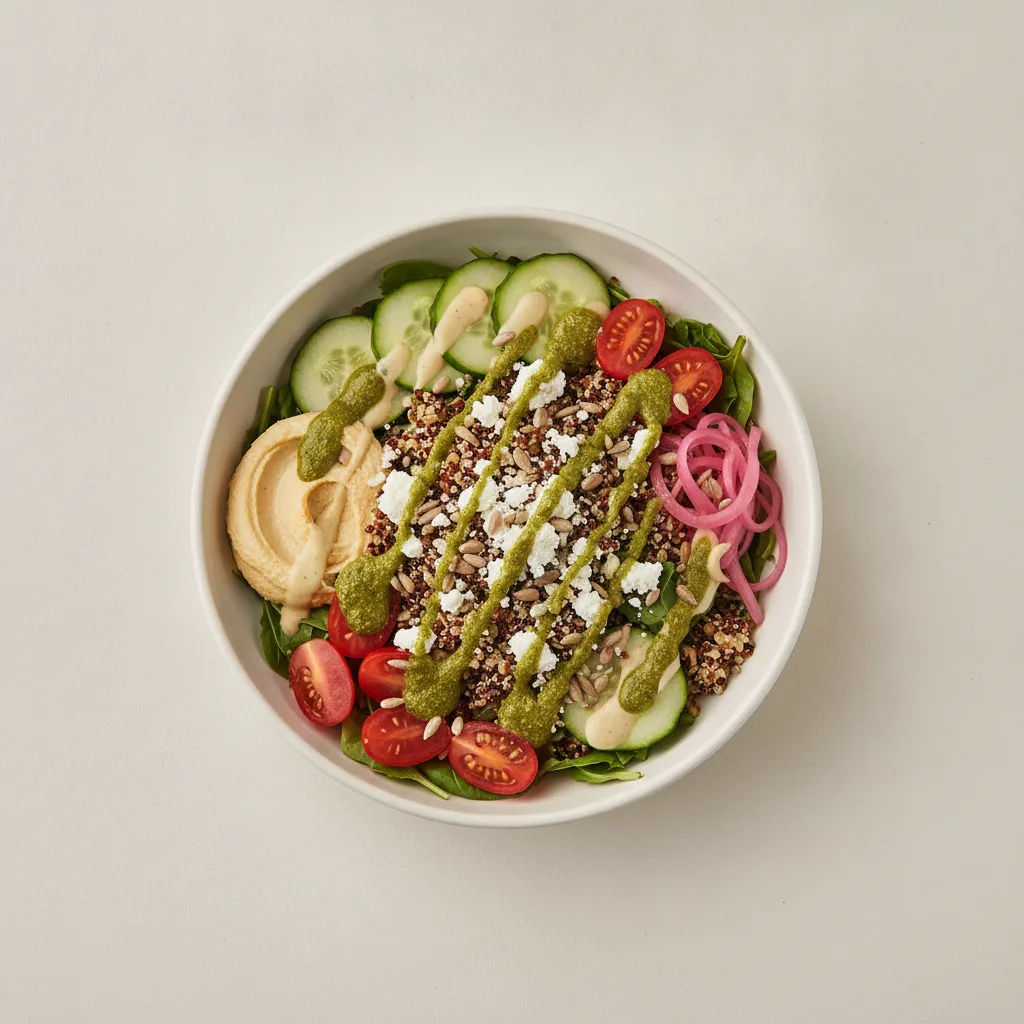 Power Pesto Chicken Bowl - Vegetarian