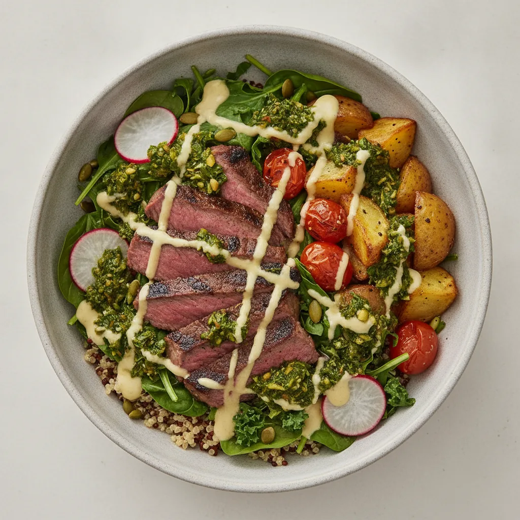 Chimichurri Steak and Potato Bowl