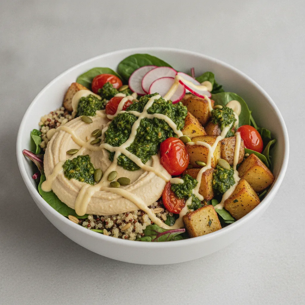 Chimichurri Steak and Potato Bowl - Vegetarian
