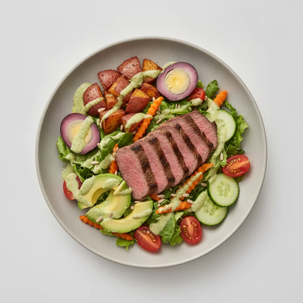 Harvest Green Salad - Steak